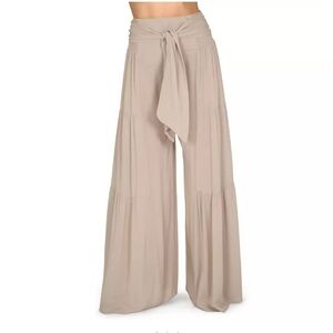 Palazzo Pants Half Skirt Half Pants Flowy Wide Leg